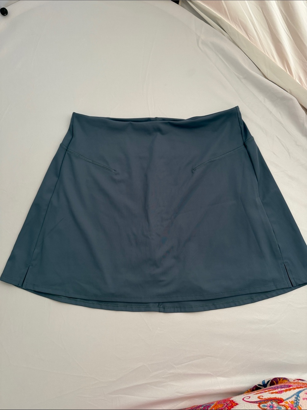 Old Navy Slate Blue A-Line Skort
